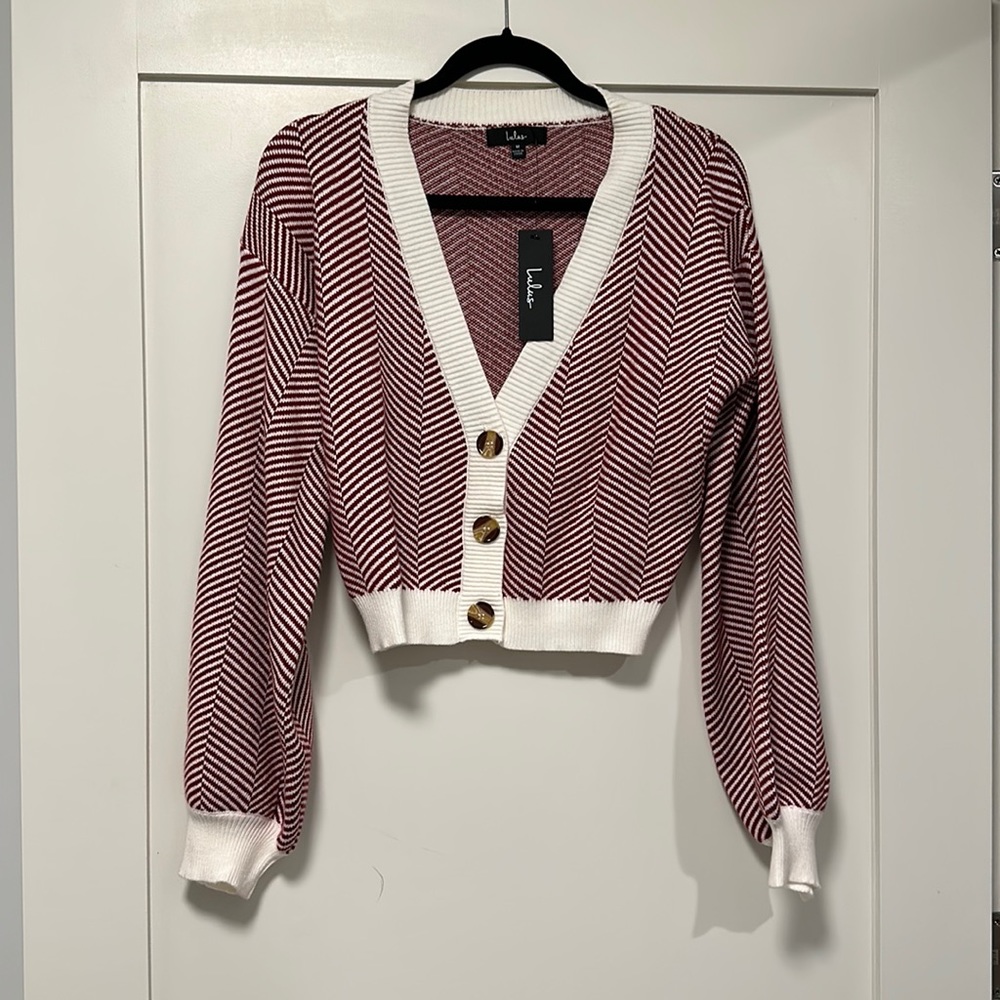 NWT Lulus button down cardigan sweater